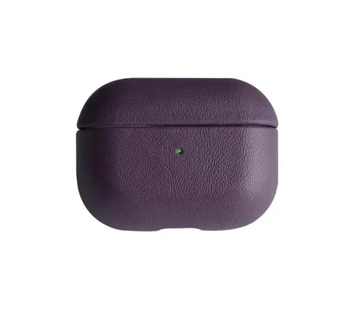 Apple Airpods Pro 2 (2.nesil) 405 Deri Kılıf - Mor