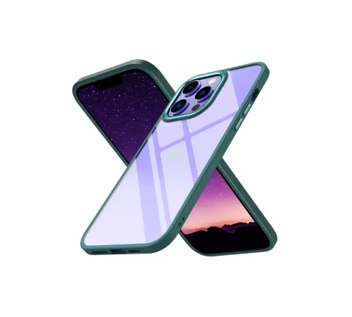 Apple iPhone 14 Pro Max Kılıf Power Silikon - Koyu Yeşil