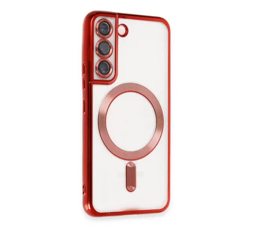Samsung Galaxy S22 Kılıf Kross Magneticsafe Kapak - Kırmızı