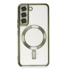 Samsung Galaxy S22 Kılıf Kross Magneticsafe Kapak - Koyu Yeşil