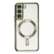 Samsung Galaxy S22 Kılıf Kross Magneticsafe Kapak - Koyu Yeşil