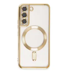 Samsung Galaxy S22 Kılıf Kross Magneticsafe Kapak - Gold