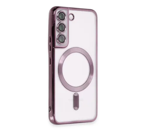 Samsung Galaxy S22 Kılıf Kross Magneticsafe Kapak - Mor