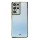 Samsung Galaxy S21 Ultra Kılıf Liva Lens Silikon - Yeşil