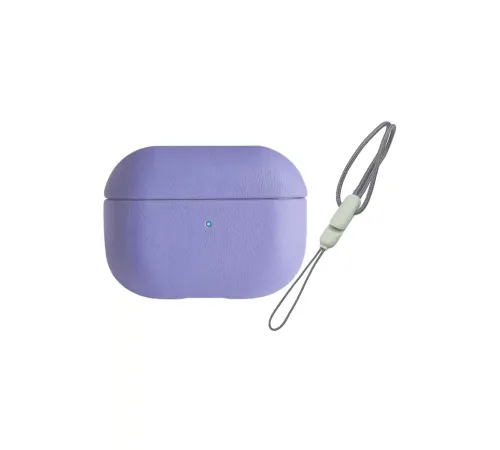 Apple Airpods Pro 2 (2.nesil) 405 Deri Kılıf - Lila