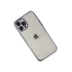 Apple iPhone 12 Pro Kılıf Lensli Silikon - Açık Mavi