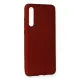 Huawei P20 Pro Kılıf First Silikon - Bordo