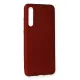 Huawei P20 Pro Kılıf First Silikon - Bordo