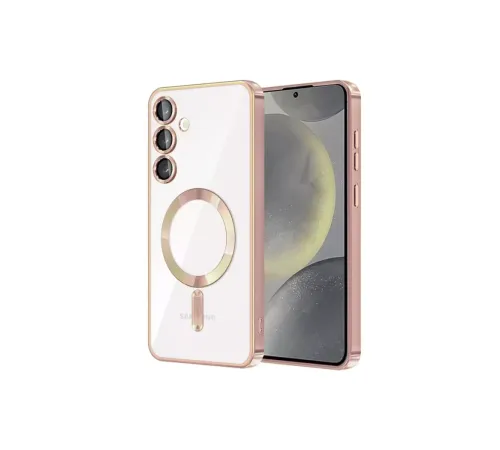 Samsung Galaxy S23 Kılıf Kross Magneticsafe Kapak - Rose