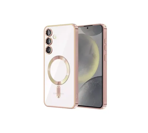 Samsung Galaxy S23 Kılıf Kross Magneticsafe Kapak - Rose