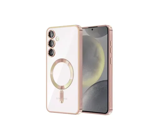 Samsung Galaxy S23 Kılıf Kross Magneticsafe Kapak - Rose
