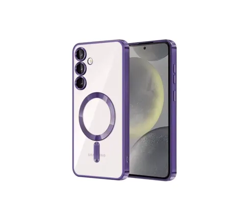 Samsung Galaxy S23 Kılıf Kross Magneticsafe Kapak - Mor
