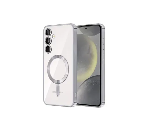 Samsung Galaxy S23 Plus Kılıf Kross Magneticsafe Kapak - Gümüş