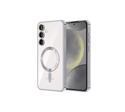 Samsung Galaxy S23 Plus Kılıf Kross Magneticsafe Kapak - Gümüş