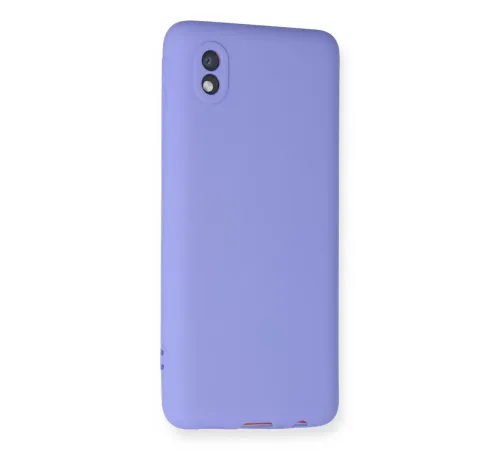 Samsung Galaxy A01 Core Kılıf First Silikon - Lila