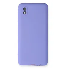 Samsung Galaxy A01 Core Kılıf First Silikon - Lila