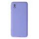 Samsung Galaxy A01 Core Kılıf First Silikon - Lila