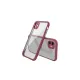 Apple iPhone 12 Mini Kılıf Miami Şeffaf Silikon - Fuşya