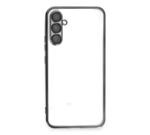 Samsung Galaxy A54 5G Kılıf Lensli Silikon - Siyah