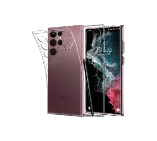 Samsung Galaxy S22 Ultra Kılıf Lüx Şeffaf Silikon