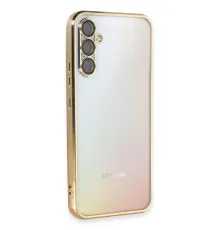 Samsung Galaxy A54 5G Kılıf Lensli Silikon - Gold