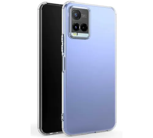 Vivo Y21S Kılıf Lüx Şeffaf Silikon