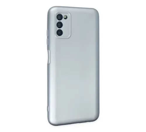 Samsung Galaxy A03S Kılıf Nano içi Kadife Silikon - Sky Blue