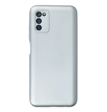 Samsung Galaxy A03S Kılıf Nano içi Kadife Silikon - Sky Blue