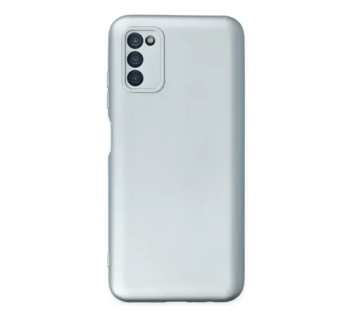 Samsung Galaxy A03S Kılıf Nano içi Kadife Silikon - Sky Blue