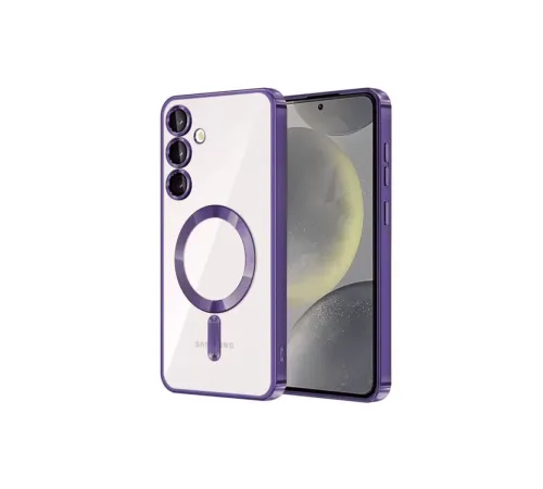 Samsung Galaxy S23 Plus Kılıf Kross Magneticsafe Kapak - Mor