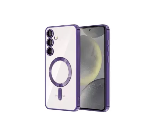 Samsung Galaxy S23 Plus Kılıf Kross Magneticsafe Kapak - Mor