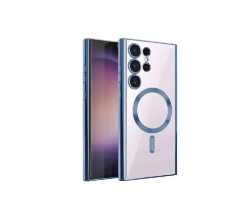Samsung Galaxy S23 Ultra Kılıf Kross Magneticsafe Kapak - Sierra Blue