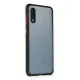 Samsung Galaxy A02 Kılıf Miami Şeffaf Silikon - Siyah