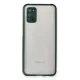Samsung Galaxy A02S Kılıf Miami Şeffaf Silikon - Koyu Yeşil