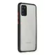 Samsung Galaxy A02S Kılıf Miami Şeffaf Silikon - Siyah