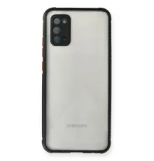 Samsung Galaxy A02S Kılıf Miami Şeffaf Silikon - Siyah