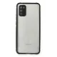 Samsung Galaxy A02S Kılıf Miami Şeffaf Silikon - Siyah