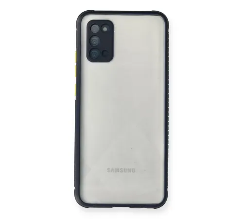 Samsung Galaxy A02S Kılıf Miami Şeffaf Silikon - Lacivert
