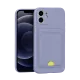 Apple iPhone 11 Kılıf Kelvin Kartvizitli Silikon - Lila