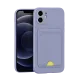 Apple iPhone 11 Kılıf Kelvin Kartvizitli Silikon - Lila