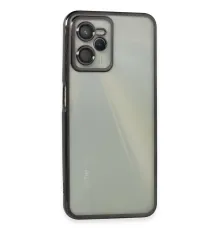 Realme C35 Kılıf Lensli Silikon - Siyah