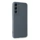Samsung Galaxy S22 Plus Kılıf Nano içi Kadife Silikon - Gri
