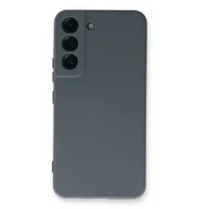 Samsung Galaxy S22 Plus Kılıf Nano içi Kadife Silikon - Gri