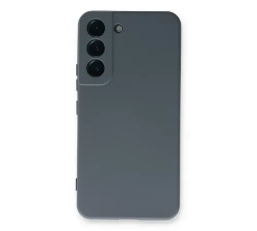 Samsung Galaxy S22 Plus Kılıf Nano içi Kadife Silikon - Gri