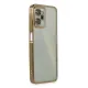 Realme C35 Kılıf Lensli Silikon - Gold