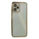 Realme C35 Kılıf Lensli Silikon - Gold