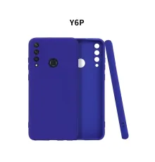 Huawei Y6P Kılıf First Silikon - Lacivert