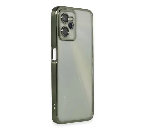 Realme C35 Kılıf Lensli Silikon - Yeşil