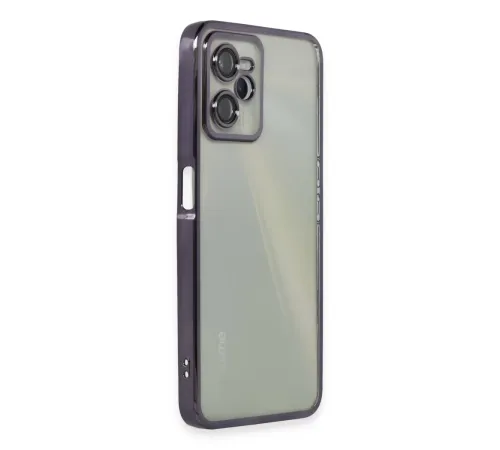 Realme C35 Kılıf Lensli Silikon - Mor