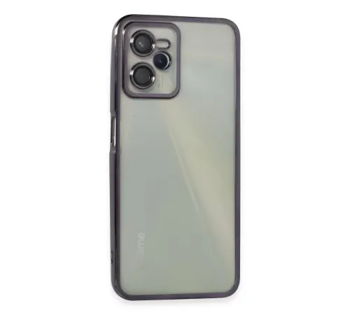 Realme C35 Kılıf Lensli Silikon - Mor